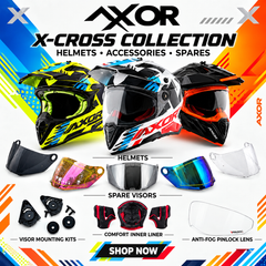 Collection image for: Axor X-cross Offroad Helmet Visor & Accessories