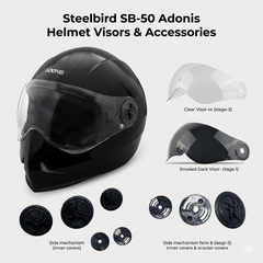 Collection image for: Steelbird SB 50 Helmet Accessories