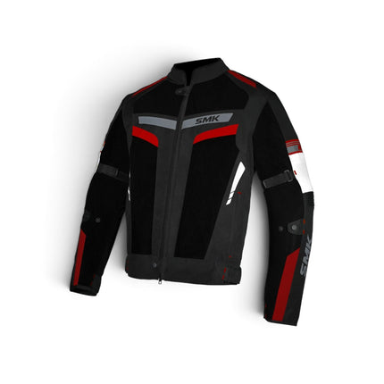 SMK Infinity Rush Riding Jacket – Black Red | CE Class A Certified with Level 2 Armour