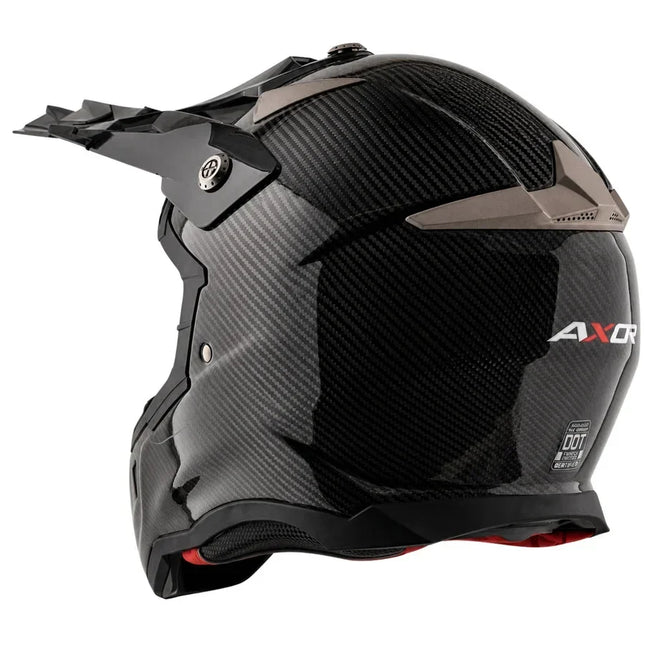 Axor MX Carbon Helmet rear view