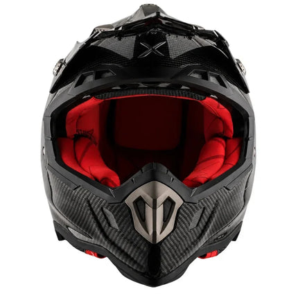Axor MX Carbon Full Face Motorcycle Helmet Front View