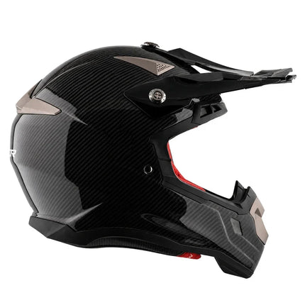 Axor MX Carbon Helmet Side View Carbon Fibre Shell
