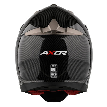Axor MX Carbon Helmet Rear View