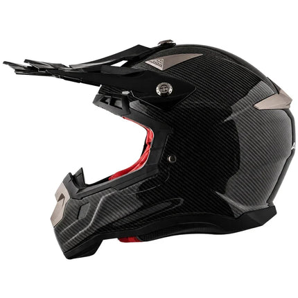 Axor MX Carbon Helmet Worn by Motorcycle Rider