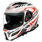 M / Glossy White Red