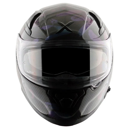 AXOR APEX CABON HELMET FRONT WITH DUAL VISOR  VIEW