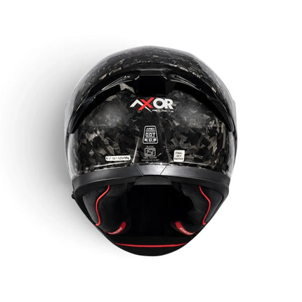 Axor Apex Forged Carbon Helmet rear spoiler and ventilation