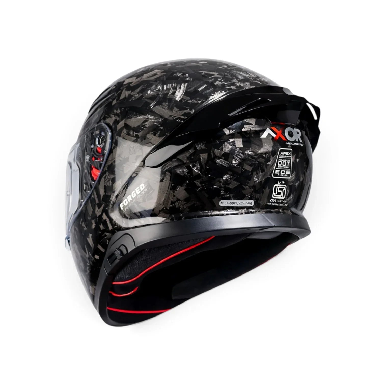 forged carbon motorcycle helmet Axor Apex Spool Mount Leader Holder Color Options:Green - Tan Color Straps heroes