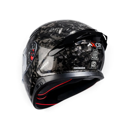 Axor Apex Forged Carbon full face motorcycle helmet