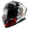 Axor Apex Hex 2 dual visor helmet white red full face design