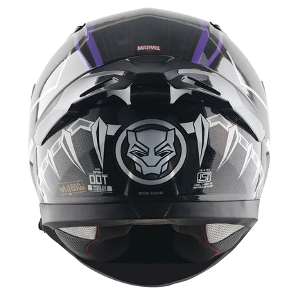 Axor Black Panther Helmet Rear View