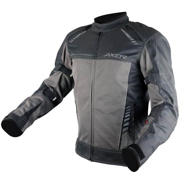 Axor Nimbuz Riding Jacket Grey CE Level 2 motorcycle riding jacket India