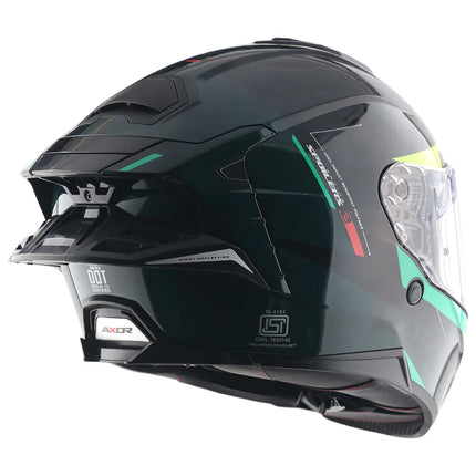 Axor Brutale Kryptic Black Green Helmet 1