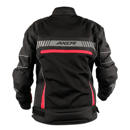 Axor Diva Women's Riding Jacket rear view with reflective panels