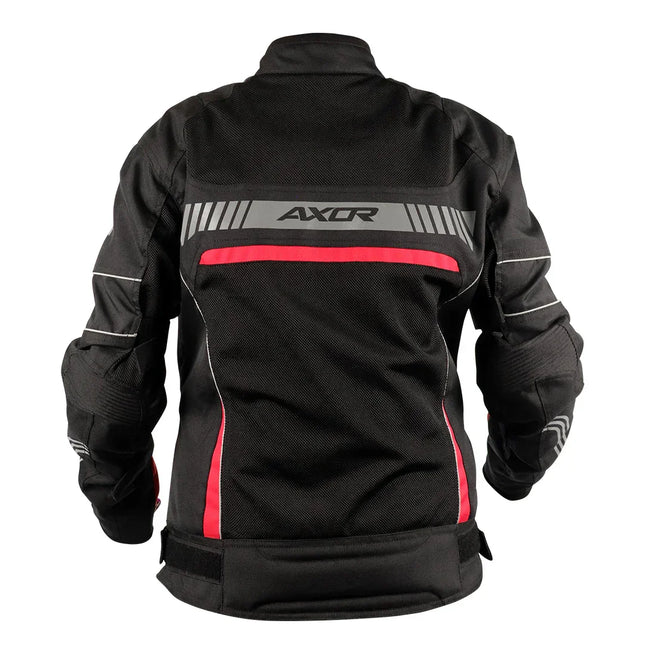 Axor Diva Women's Riding Jacket rear view with reflective panels
