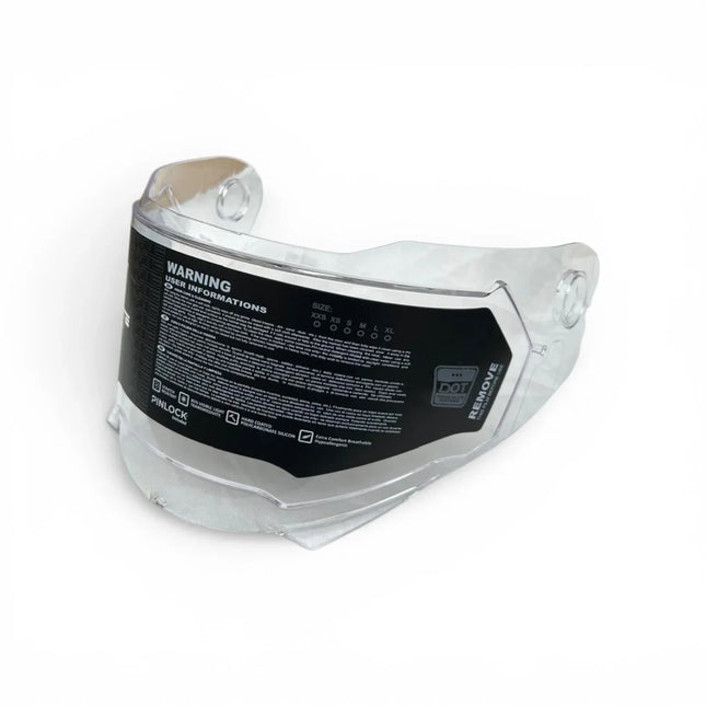 Ignyte IGN-16 Clear Visor Pinlock 30 Ready Original Transparent Helmet Visor