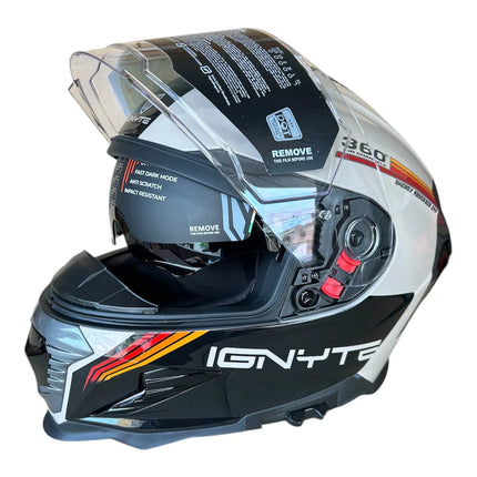 Ignyte IGN-16 dual visor helmet ISI DOT certified India