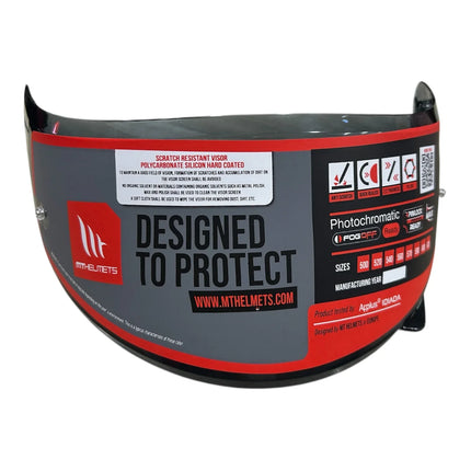 MT Thunder 3 visor smoke tint anti glare