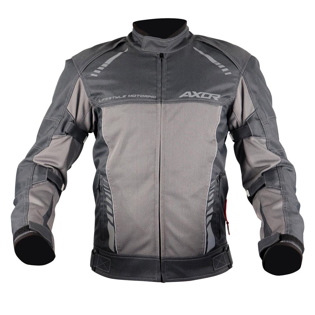 Axor Nimbuz Riding Jacket Grey CE Level 2 Riding Jacket – Riders India