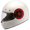 SMK Retro GL130 Glossy White Red Helmet Pinlock 70 ISI DOT ECE Certified Full Face Helmet