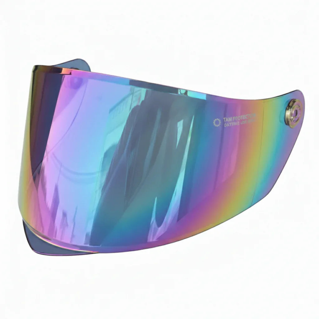 Studds Raider Rainbow Visor Original | Multi Color Mirror Visor ...