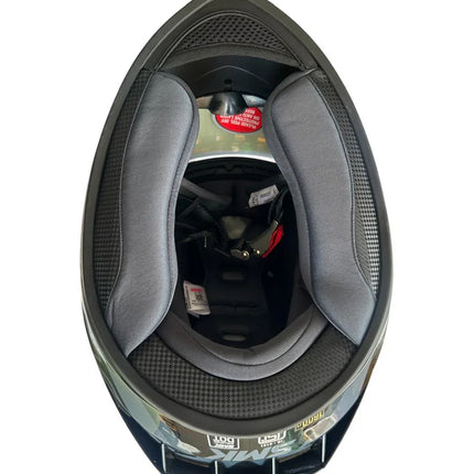 Removable hypoallergenic liner of SMK Stellar helmet