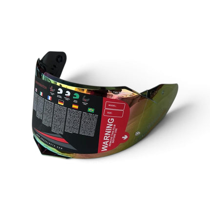 SMK Titan multi color Rainbow Visor