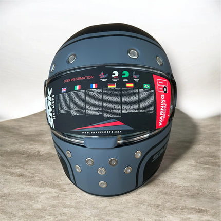 SMK helmet Retro 7 matte finish classic style