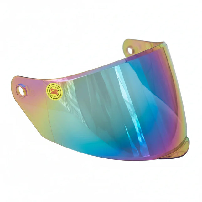 Studds Raider rainbow visor original iridium mirror finish