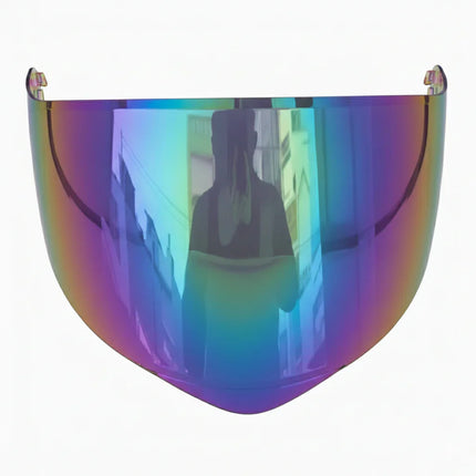 Studds helmet rainbow visor UV protection mirror lens