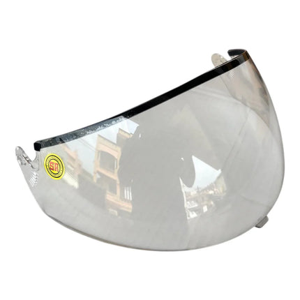 Studds visor scratch resistant clear surface