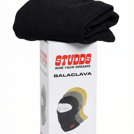 Studds Balaclava Face Mask (Black) - Anti-Dust & Sweat Wicking