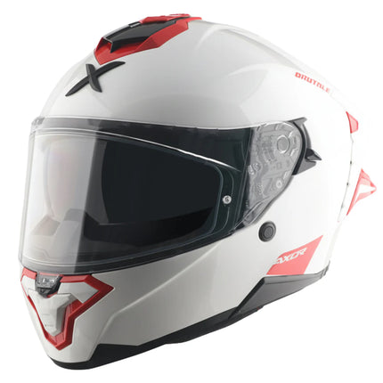 Axor Brutale Corsa White Red Helmet