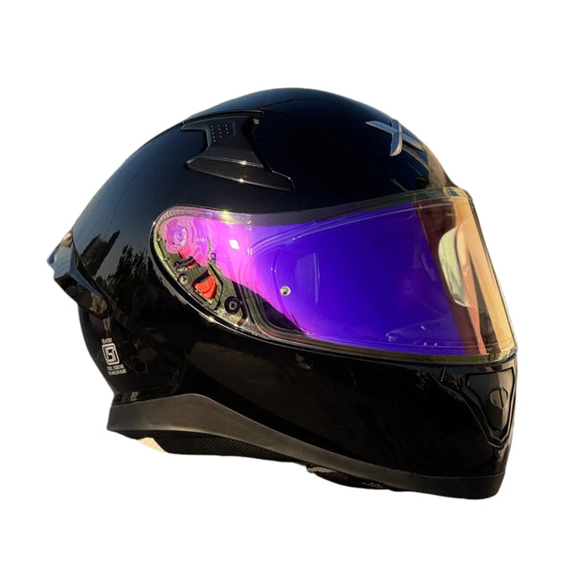 Axor Apex Clear Purple Night Vison Visor - Riders India