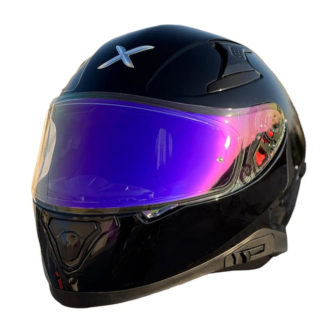 Axor Apex Clear Purple Night Vison Visor - Riders India