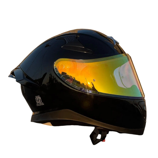 Axor Apex Visor - Clear Gold Night Vision | Pinlock 30 Ready (Imported) - Riders India
