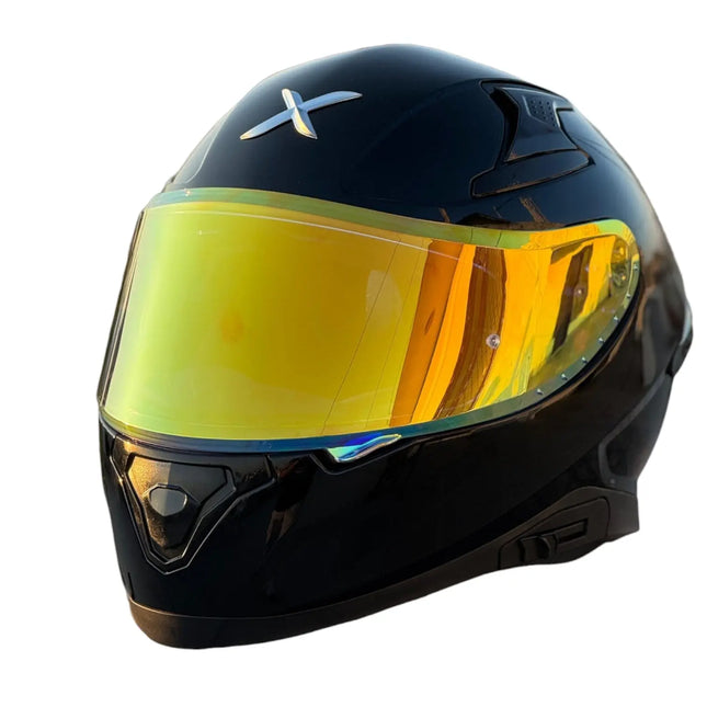 Axor Apex Visor - Clear Gold Night Vision | Pinlock 30 Ready (Imported) - Riders India