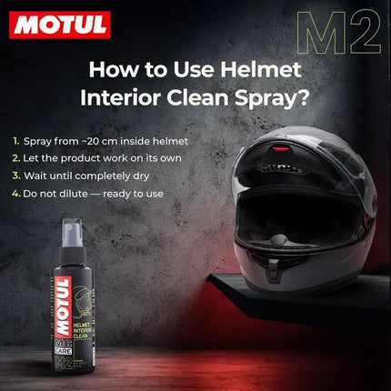 Motul Helmet Care Kit Combo - Get free Microfiber Cloth - Riders India