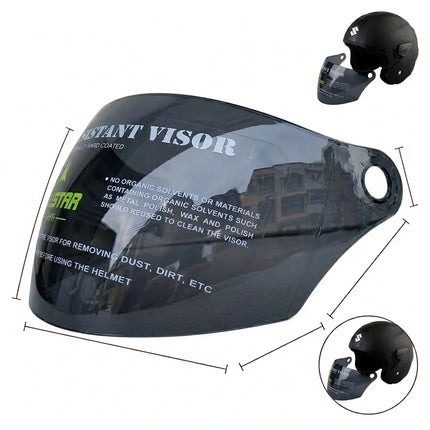 Suzuki reply Half face Helmet Clear Visor - Original, scratch Resistant,