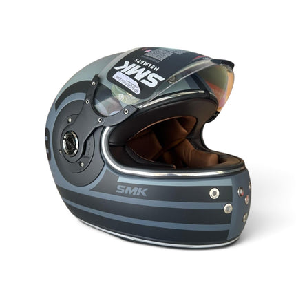 SMK Retro Ranko Full Face Helmet - Pinlock 70 - ISI DOT Ece 22.06 Certified