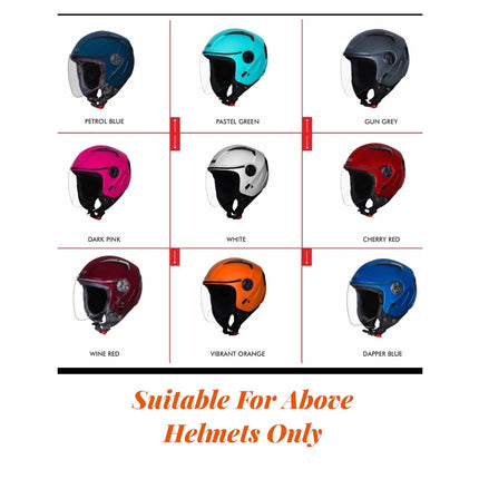 Studds Vogue Half Face Helmet Visor