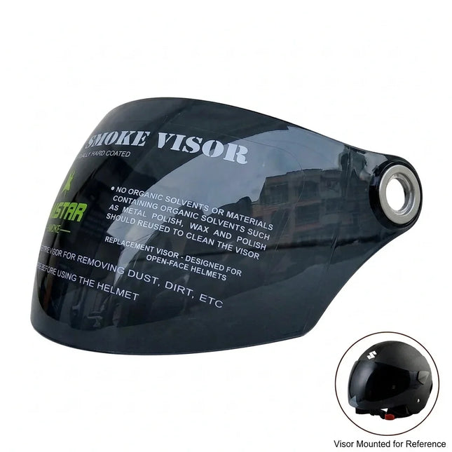 Suzuki reply Half face Helmet Clear Visor - Original, scratch Resistant,