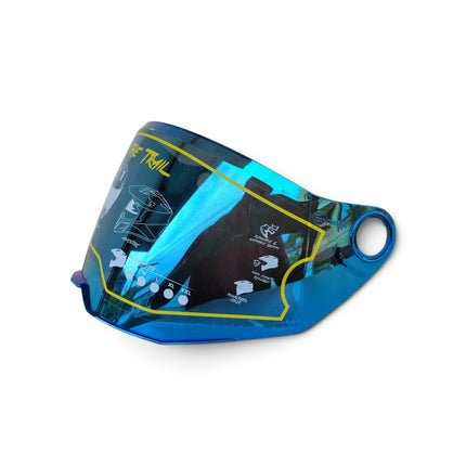 Axor Motocross Helmet Iridium Blue Visor - Original Replacement