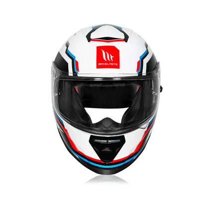 MT Thunder Blaze White Helmet