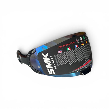 Smk Retro Dark Blue Visor - Pinlock 70 Ready
