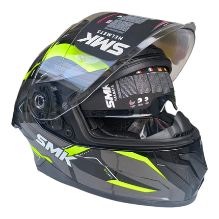 SMK Typhoon Helmet Dual Visor System