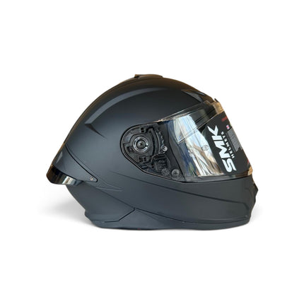 SMK Typhoon Matt Black Helmet MA200 | ECE 22.06 ISI DOT Certified