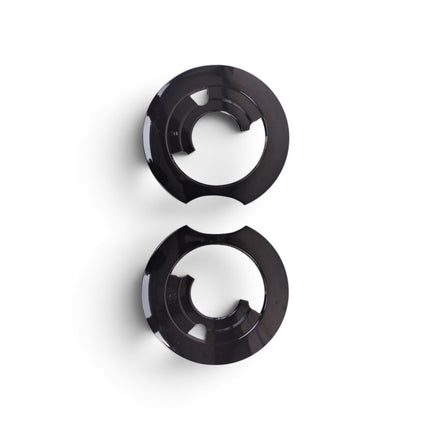 Visor Base Plates For SMK Retro Helmets - Black Color - Original Replacement