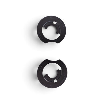 Visor Base Plates For SMK Retro Helmets - Black Color - Original Replacement