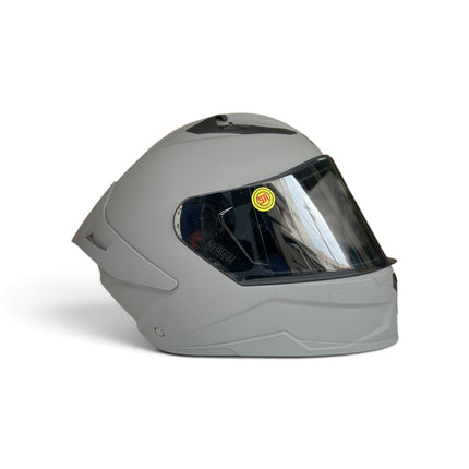 Studds Raider Super Matt Nardo Grey Helmet - Free Smoke Visor - ISI Certifide